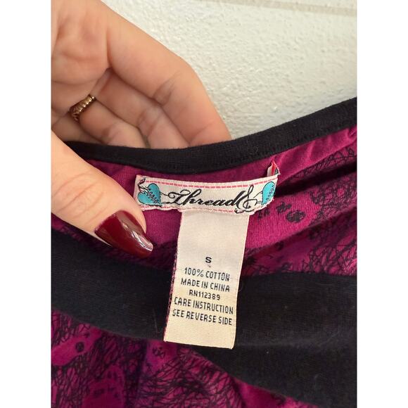 Y2K Emo/Scene Skull Print Strapless Mini Dress - Picture 6 of 9